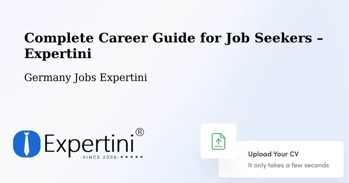 Career Guide for Job Seekers – Lobstädt - Lobstädt, Germany Jobs Expertini