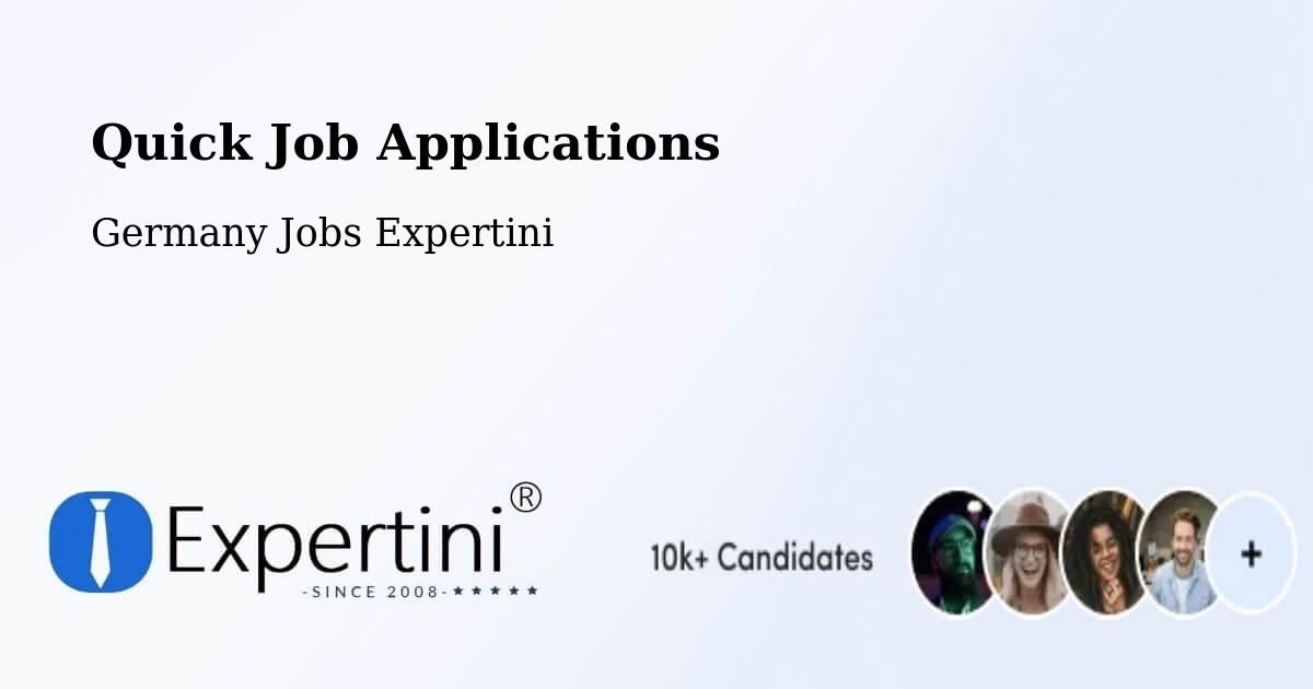 Quick Apply Feature – Lobstädt - Germany Jobs Expertini