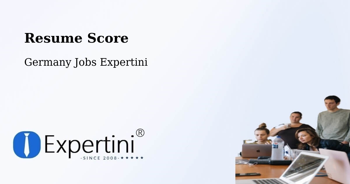 Resume Score & Job Description Match Tool – Lobstädt - Germany Jobs Expertini